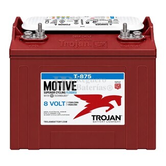 Bater�a TROJAN T875 | 8 Voltios 189 Amperios 